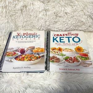 *2* Keto Cookbooks Spiral bound